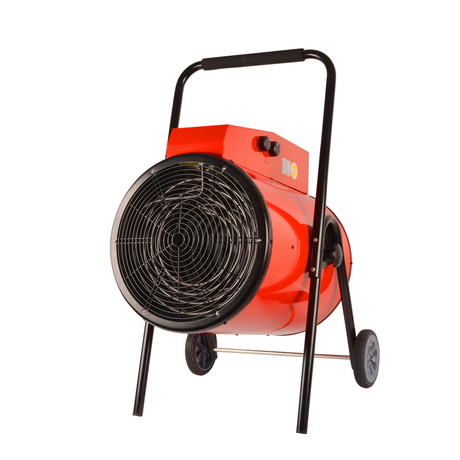 Heat Resistant Red Adjustable Gears Industrial Electric Air Heater ST-D 