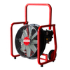 High power 4.8kW gasoline engine exhaust fan