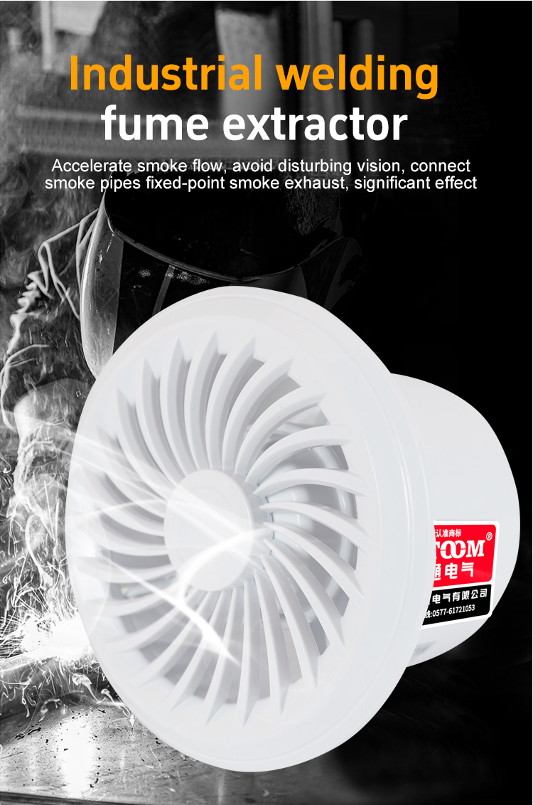 Wall mounted exhaust fan