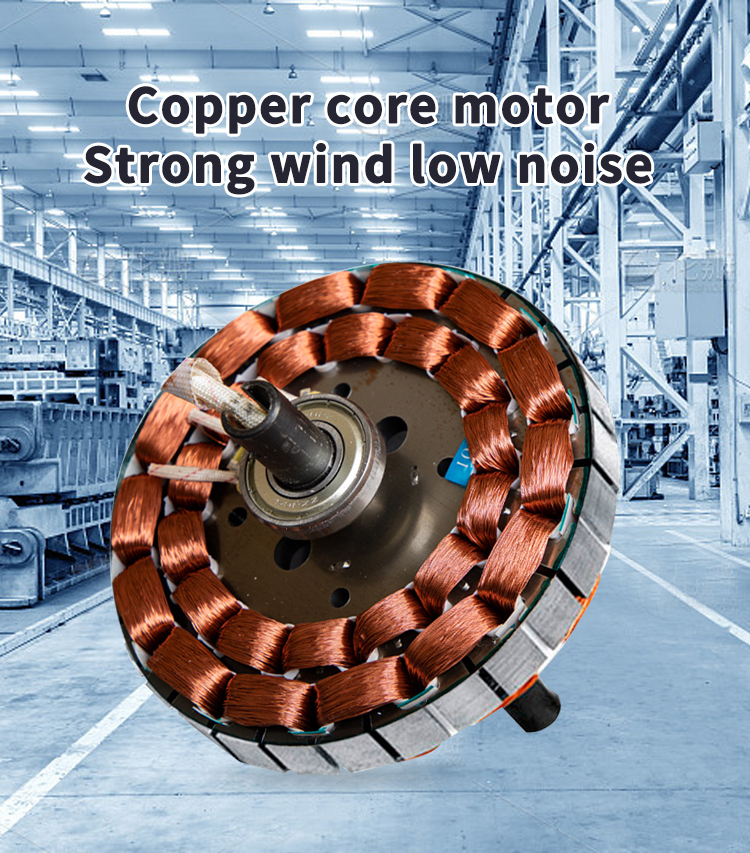 Motor diagram of large ceiling fan