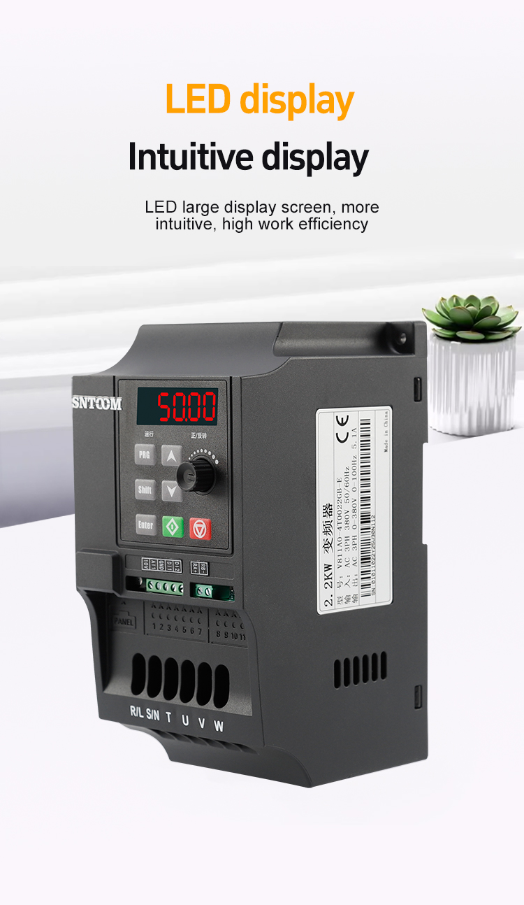 Overload vector inverter LED display