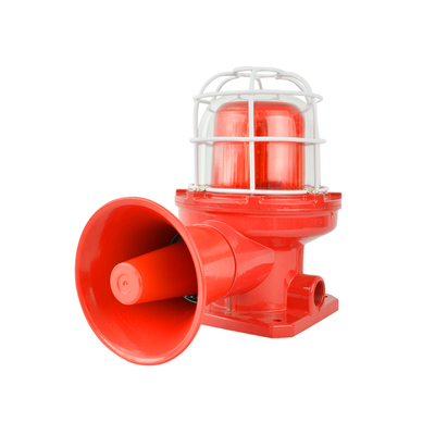 Explosion proof sound and light alarm for chemical and mining use at gas stations