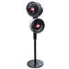 Remote Control Timing Floor Silent Strong Large Vertical Turbine Double Head Air Circulation Convection Fan