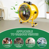 Lithium Battery Axial Fan DC 12V Touch Control Aluminum Alloy
