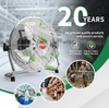 Portable Rechargeable Fan – 3-Speed Adjustable, Space Saving, Lightweight for Home Workshop Factory